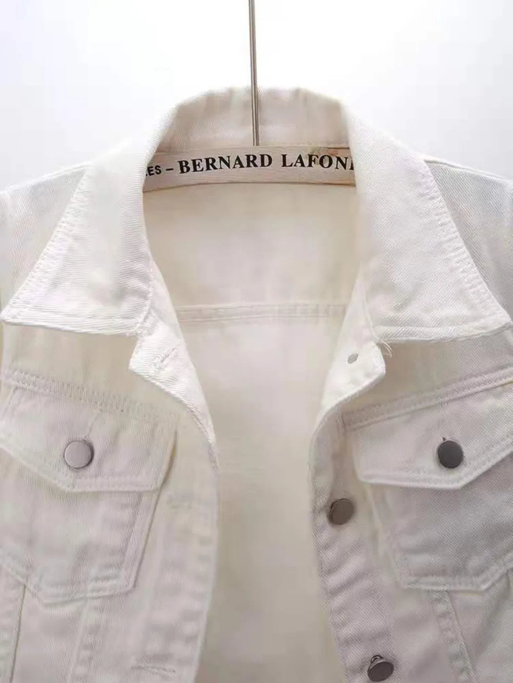 Full Size Cropped  Denim Jacket Plus Size 