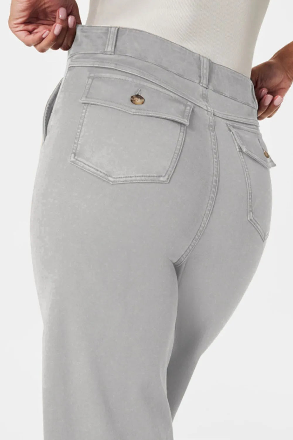 High Waist Jeans with Pockets 