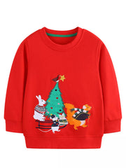 Children's Christmas Tree Crewneck Sweatshirt 