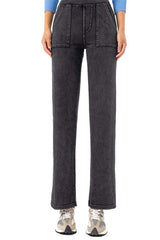 Pocketed Long Jeans 