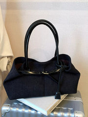 Buckle Decor Shoulder Bag 