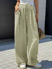Striped Wide Leg Pants 