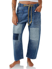 Washed Wide Leg Jeans 