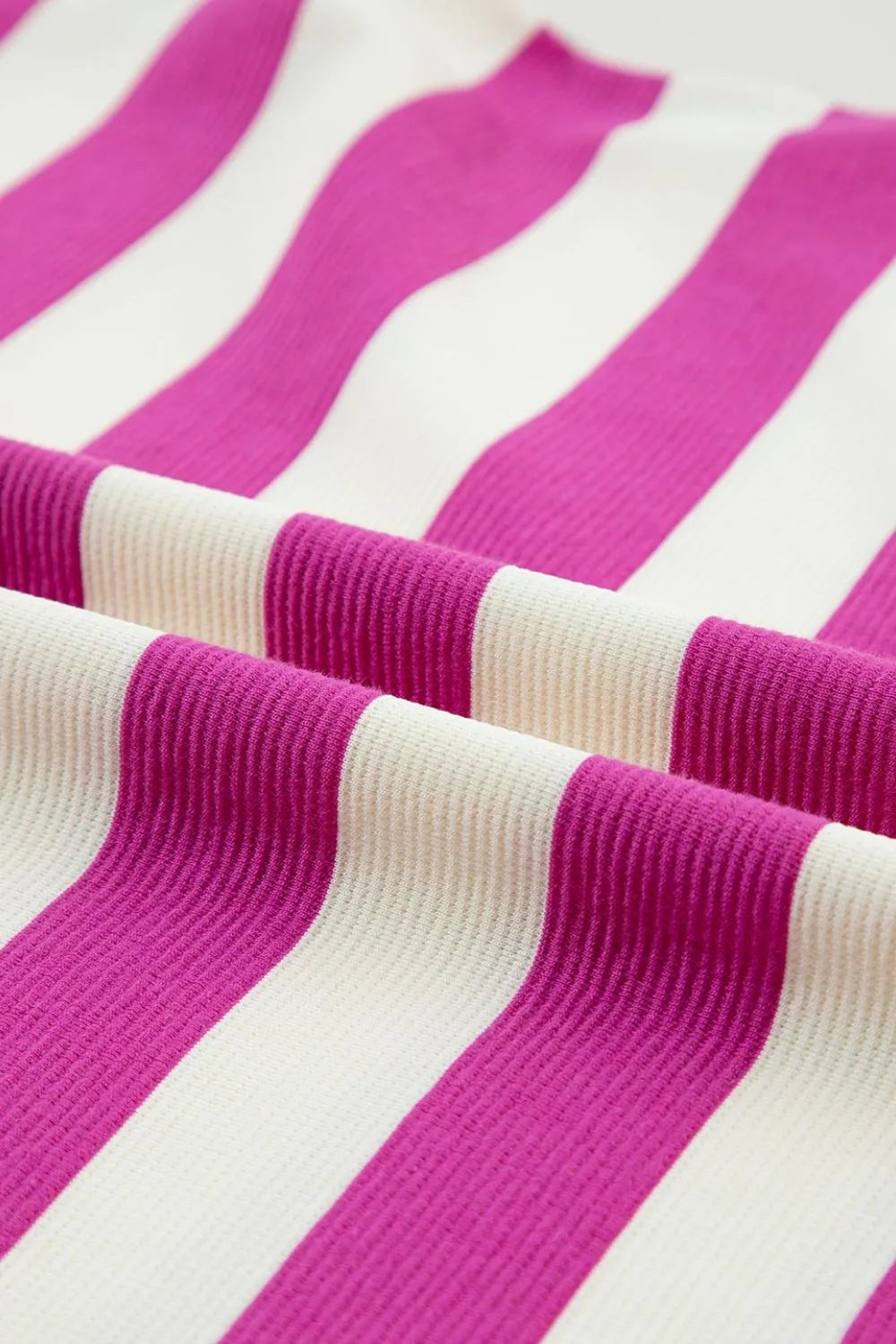 Stripe Cap Sleeve Pocketed Shift Tee Dress 
