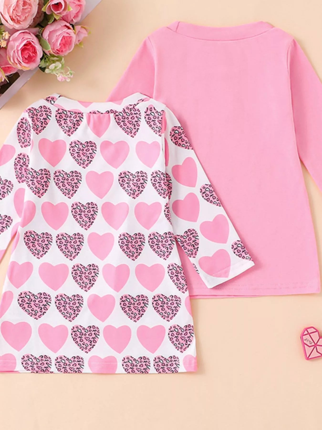 Children's 2 Piece Long Sleeve T-Shirt Set 