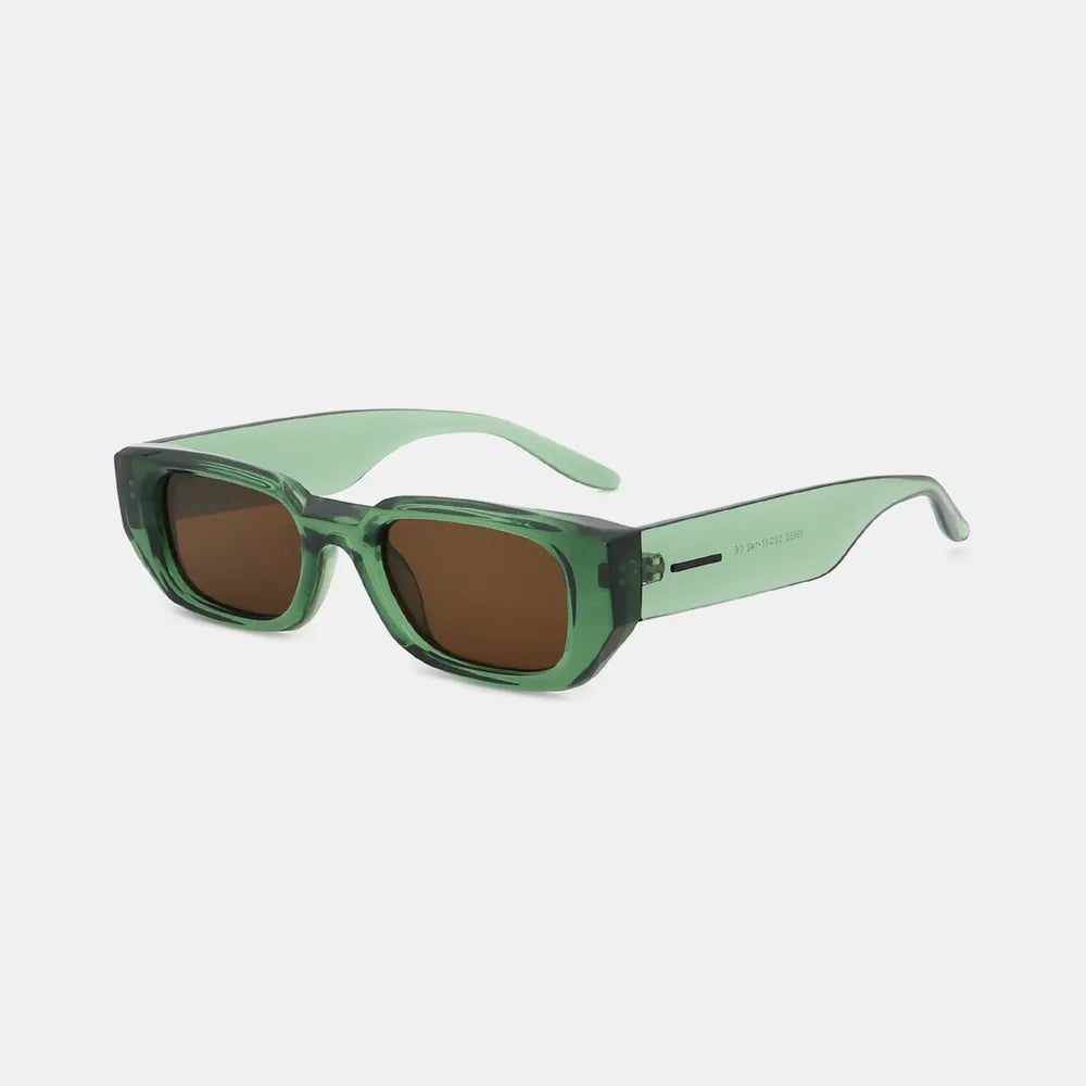 Polycarbonate Frame Rectangle Sunglasses 