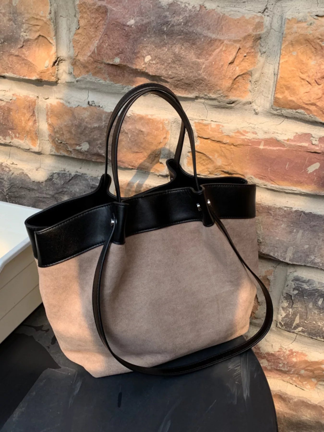Lightweight Classic Color Tote Bag 