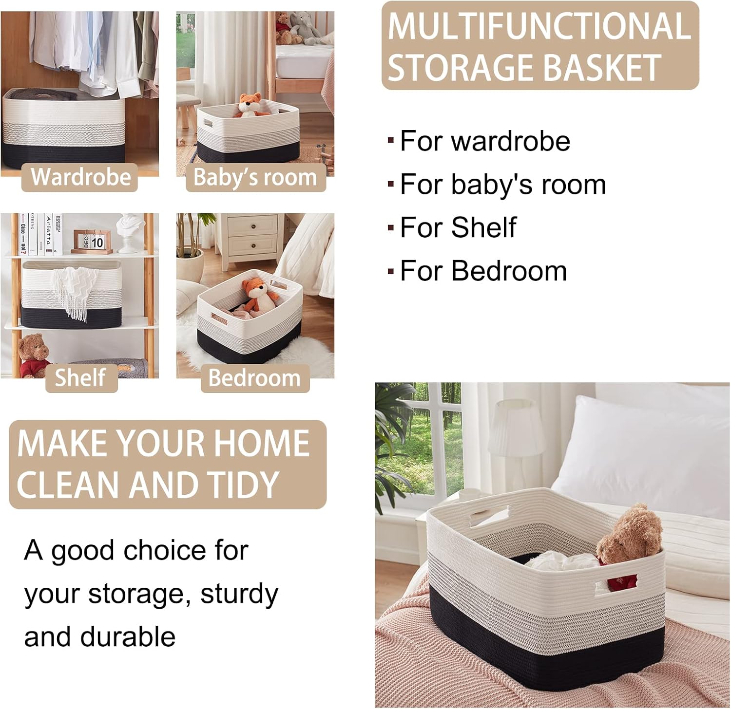 uexim Large Storage Basket 