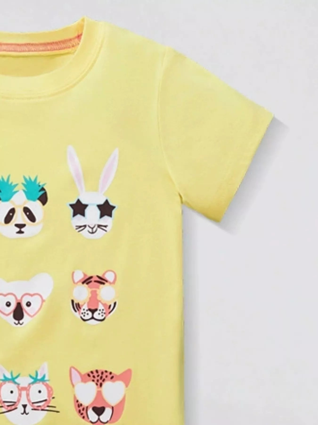 Children's Animal Crew Neck T-Shirt 