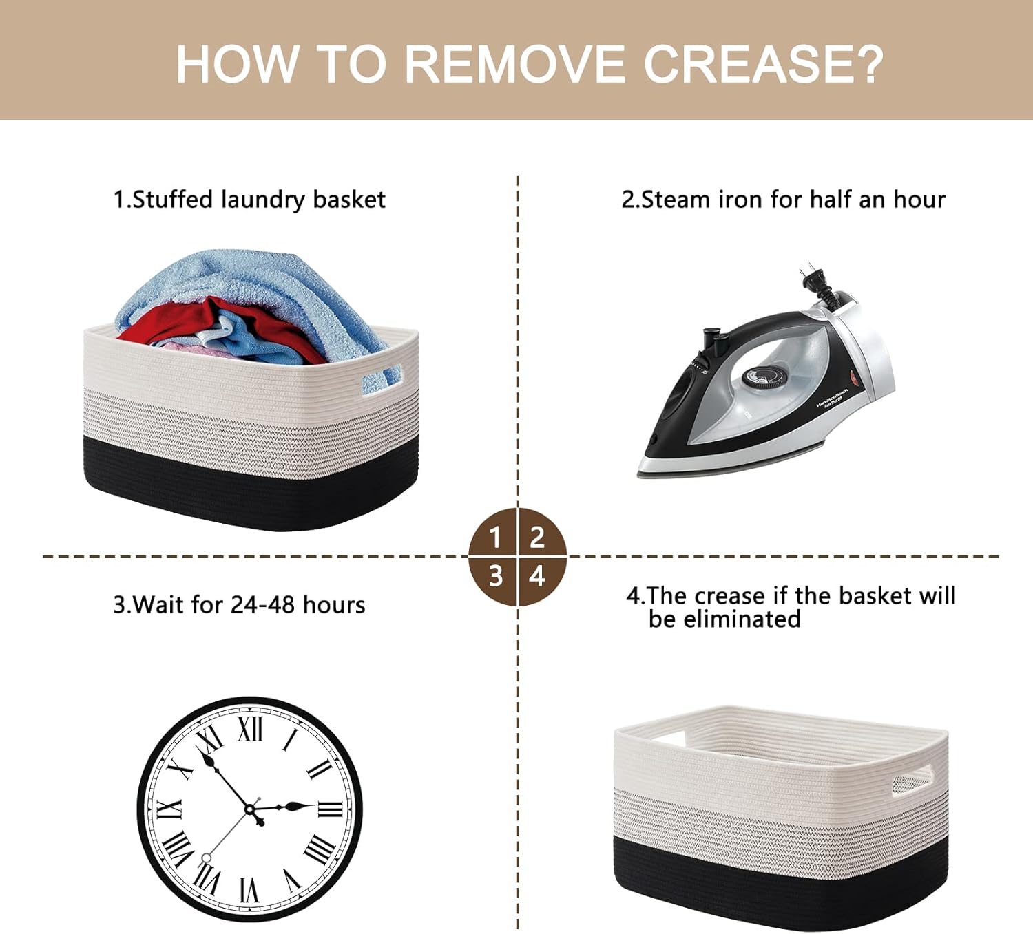 uexim Large Storage Basket 