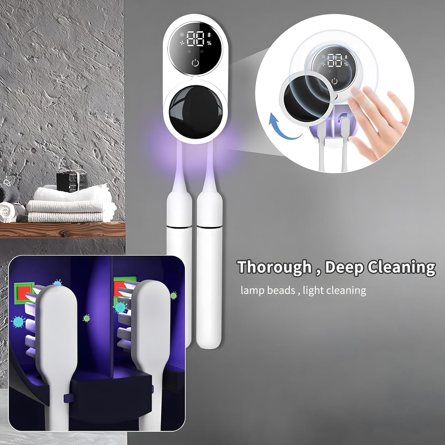 Automatic Toothbrush Sterilizer with Intelligent Sensor 