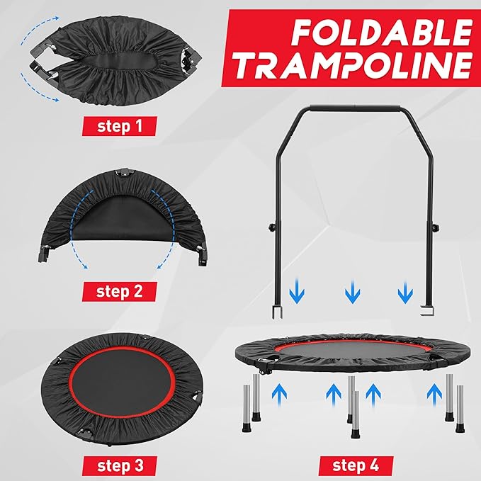 Children's &amp; Adults Indoor Trampoline – Fun, Fitness, and Energy in One! 