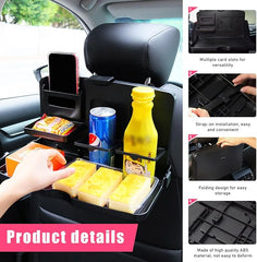 Car Back Seat Folding Table – Your Travel Companion (+Free Gift Included) 