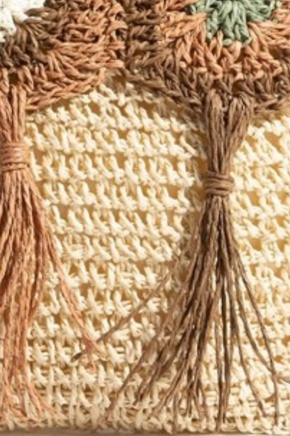 Fame Intricate Tassel Braided Crossbody Bag 