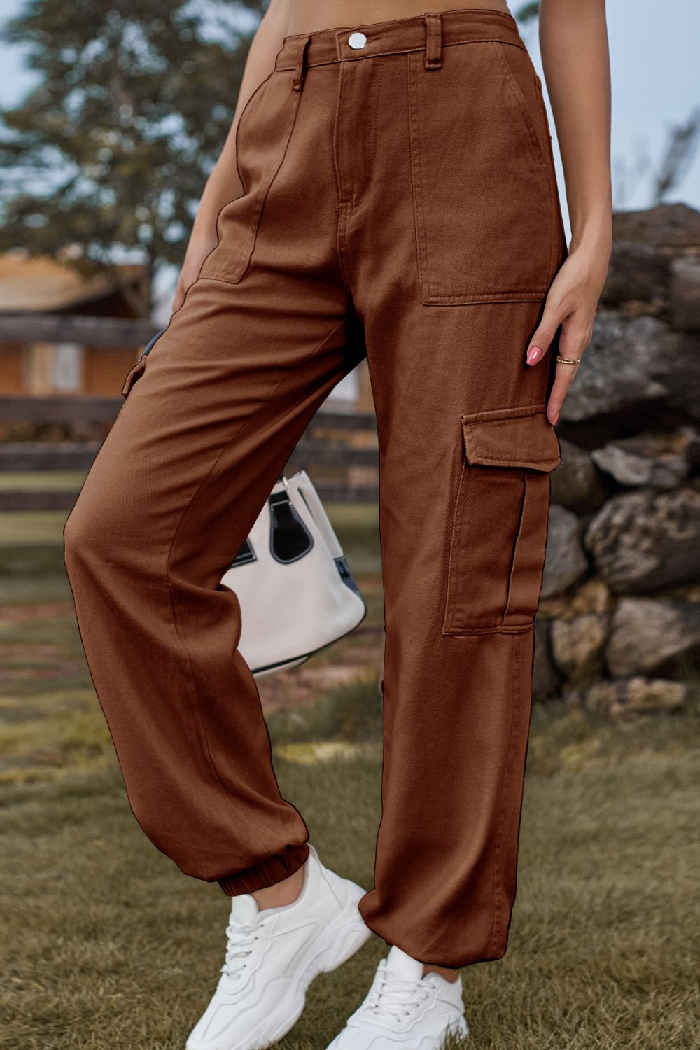 Long Jeans with Pocket 