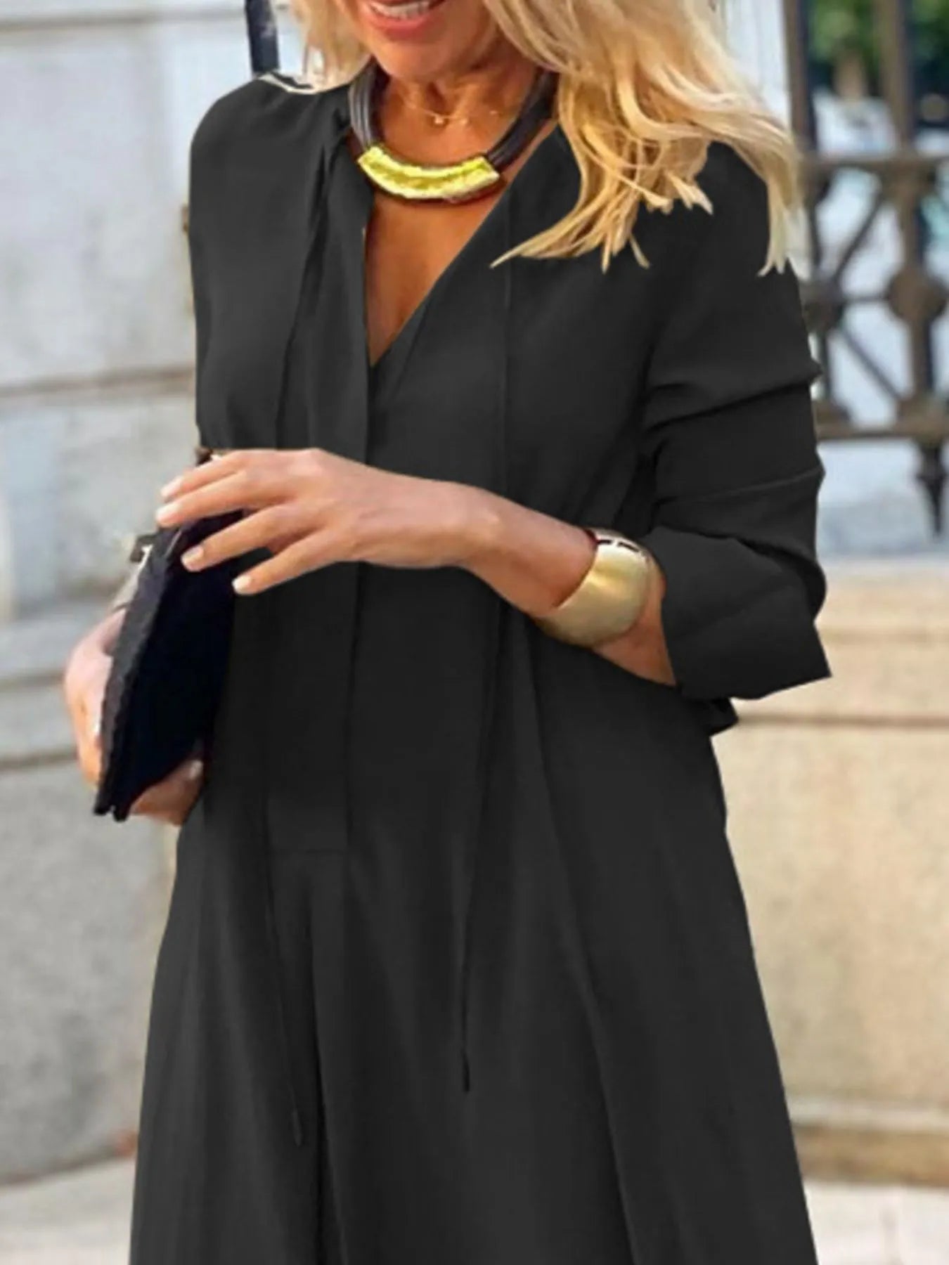 Full Size Solid Color Maxi Shirt Dress Plus Size 