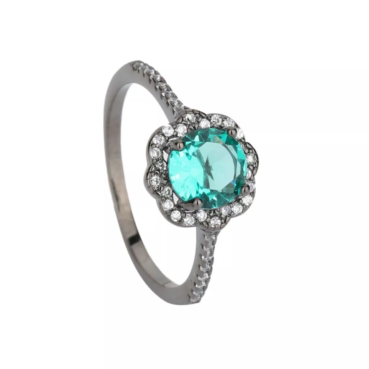 925 Sterling Silver Zircon Minimalist Ring 