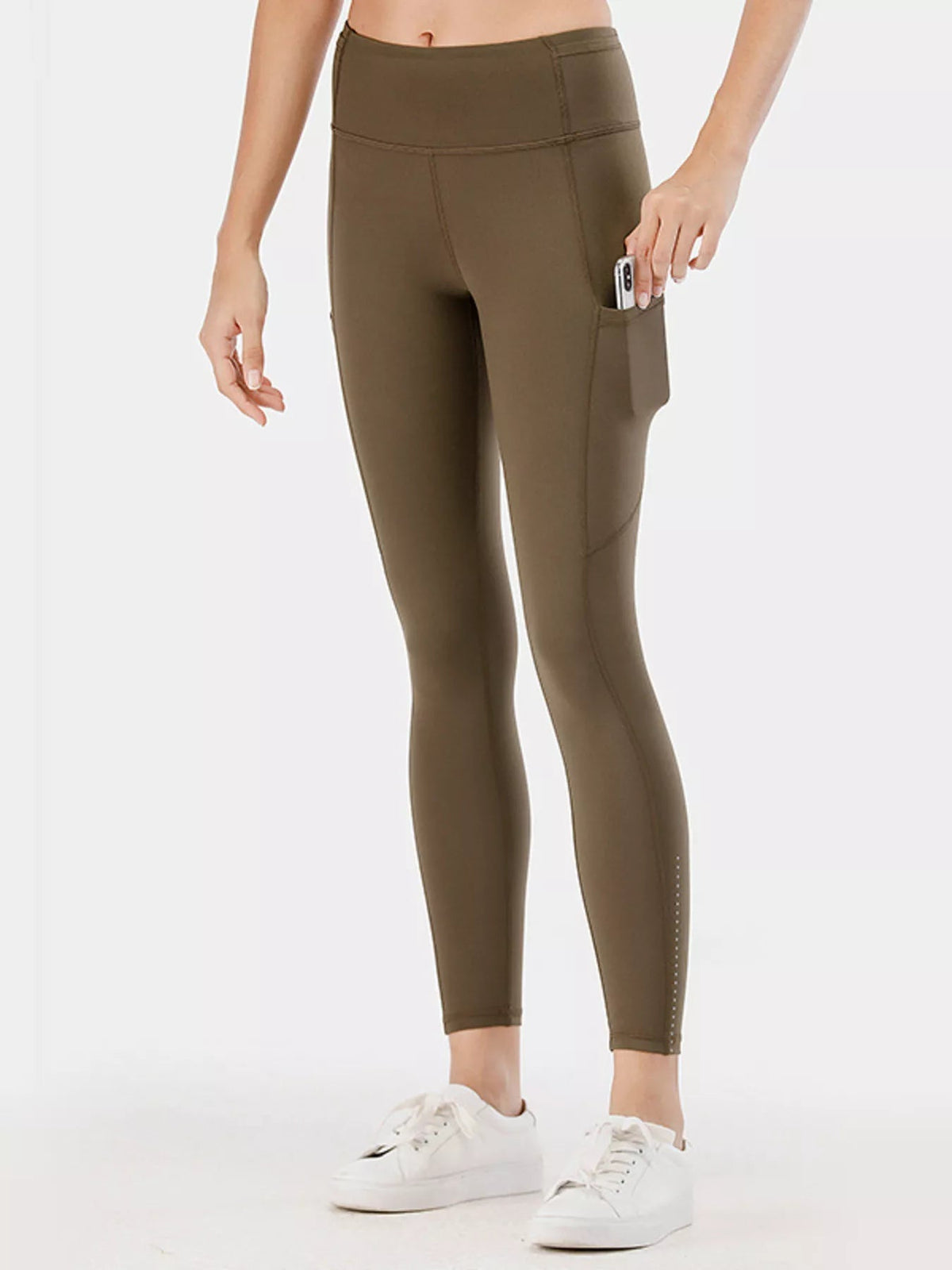 Full Size High-Waisted Active Leggings with Pockets Plus Size 