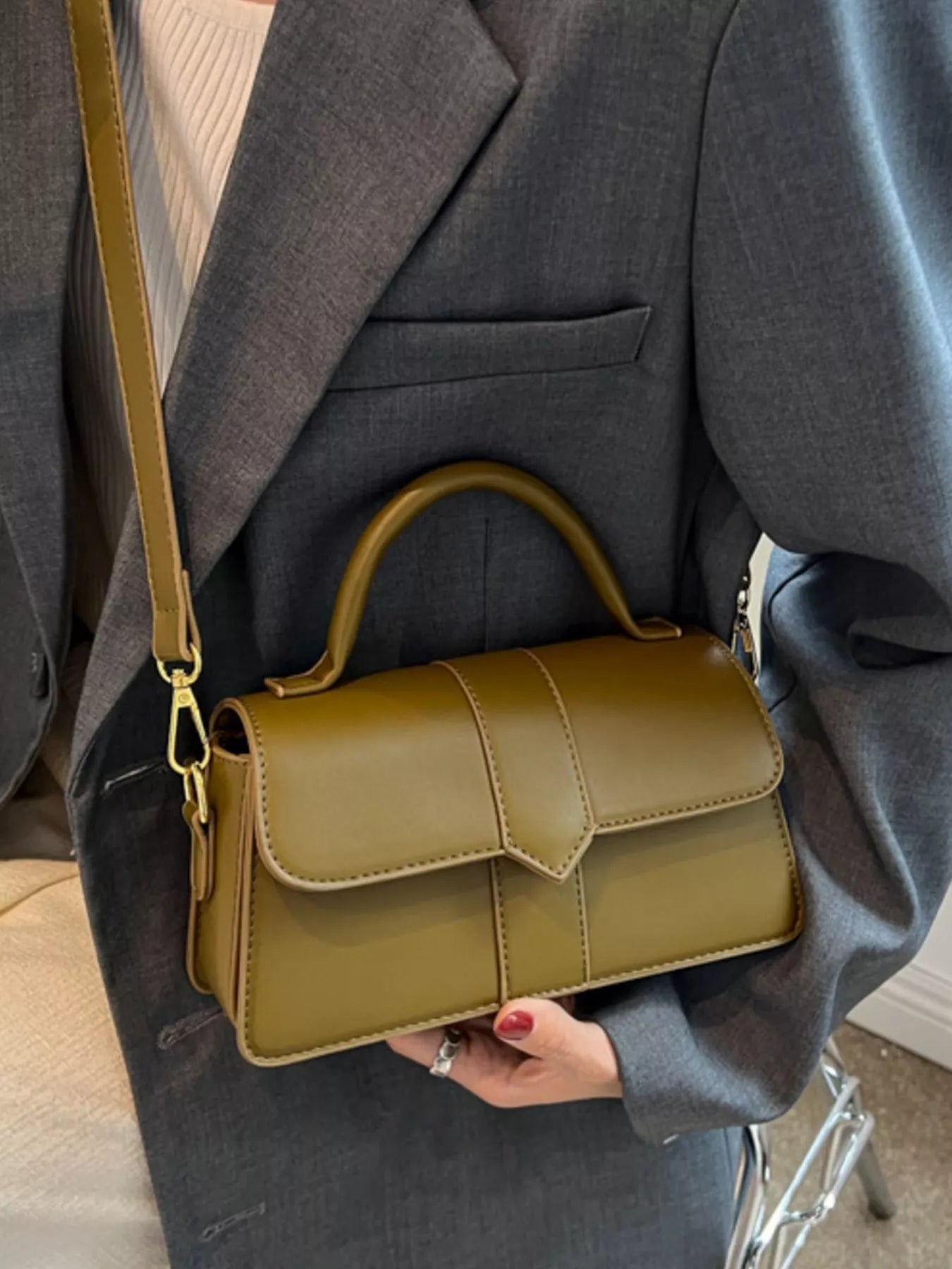 Top Handle Crossbody Bag 