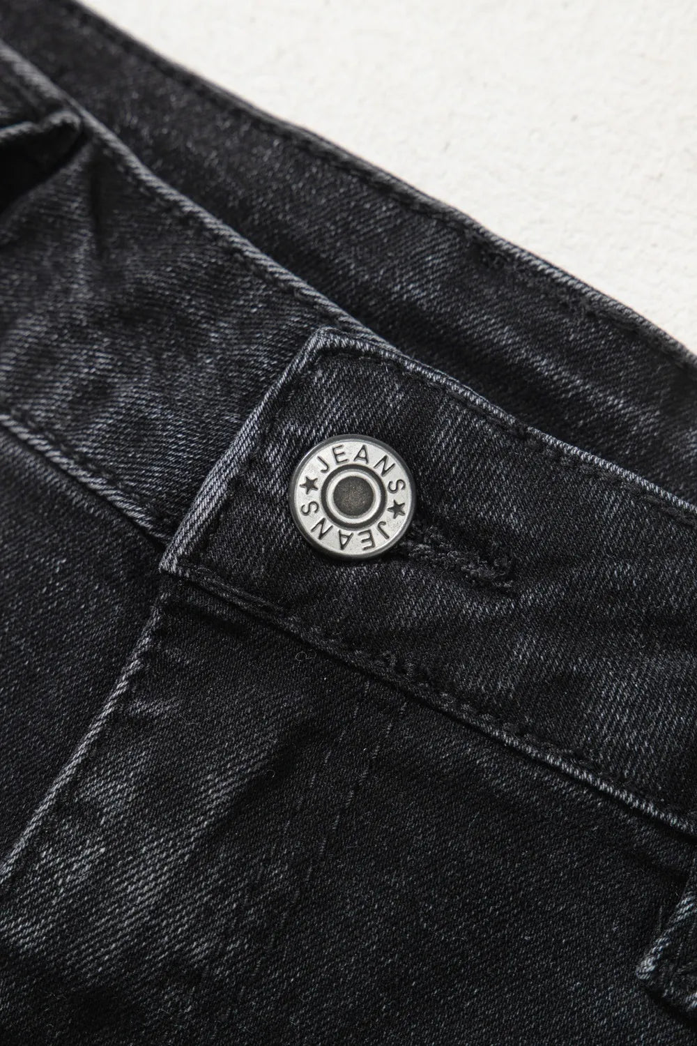 Wide Leg Pocketed High Waist Jeans 