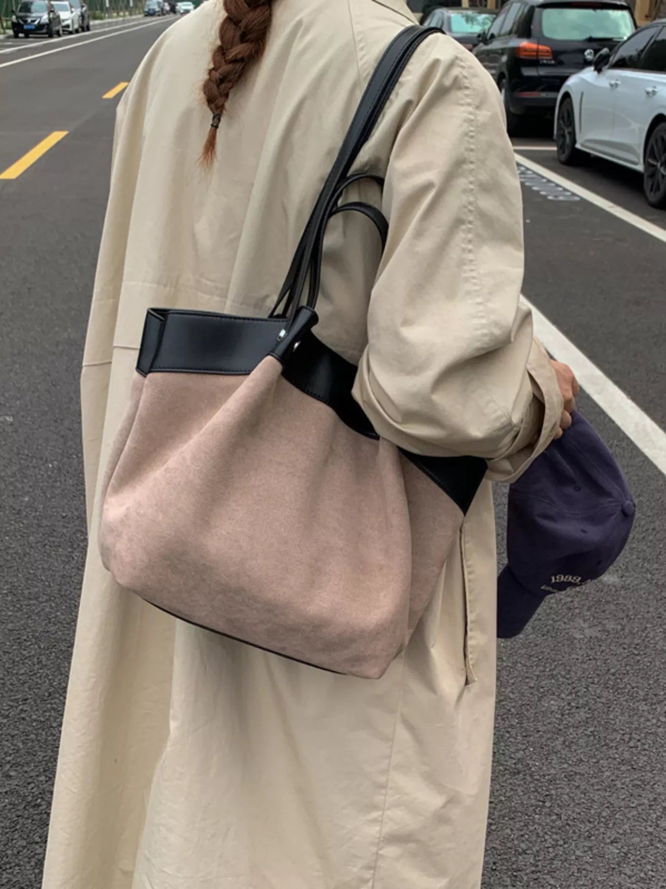 Lightweight Classic Color Tote Bag 