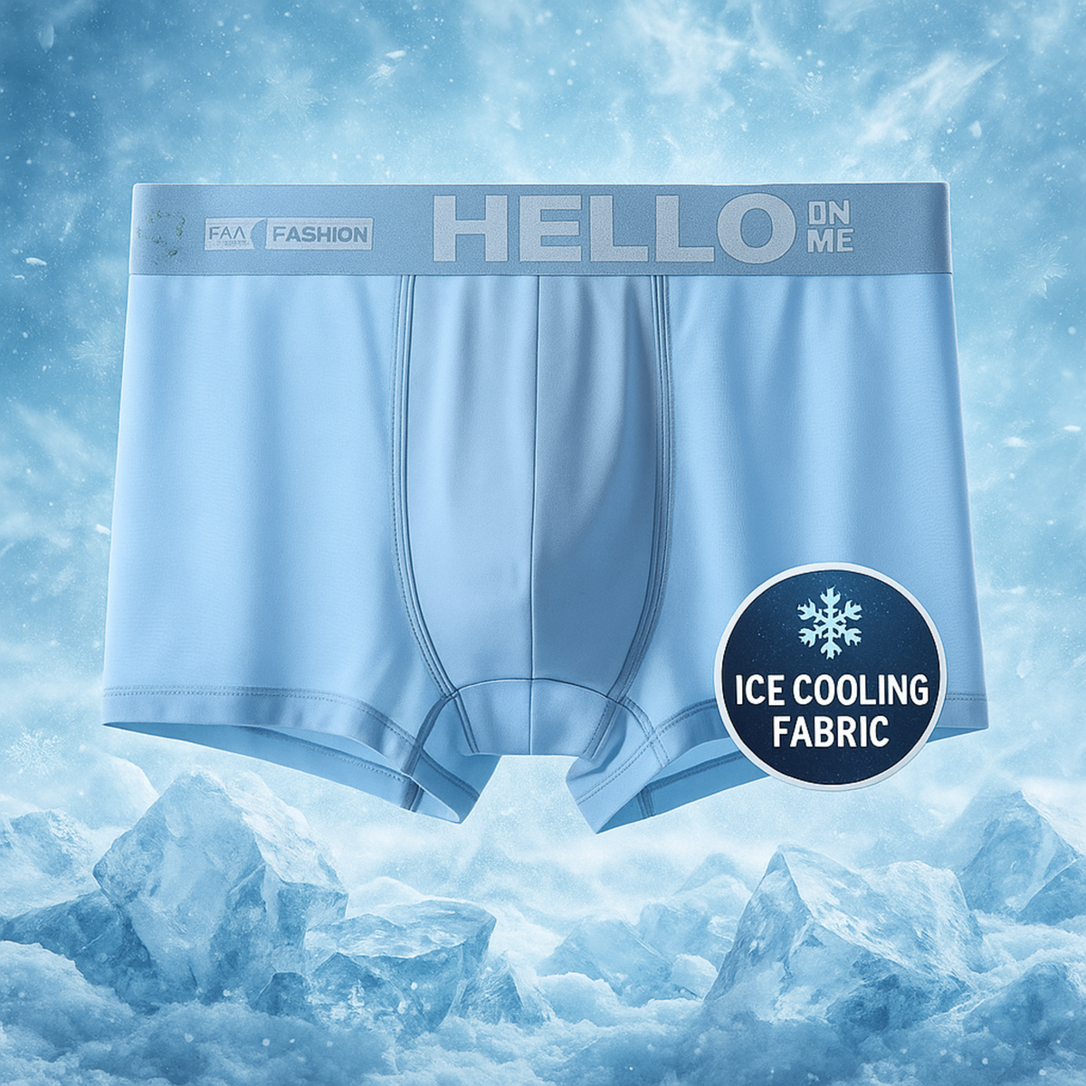 Frost Men's Boxer Briefs | Graphene-Infused Cooling Comfort 