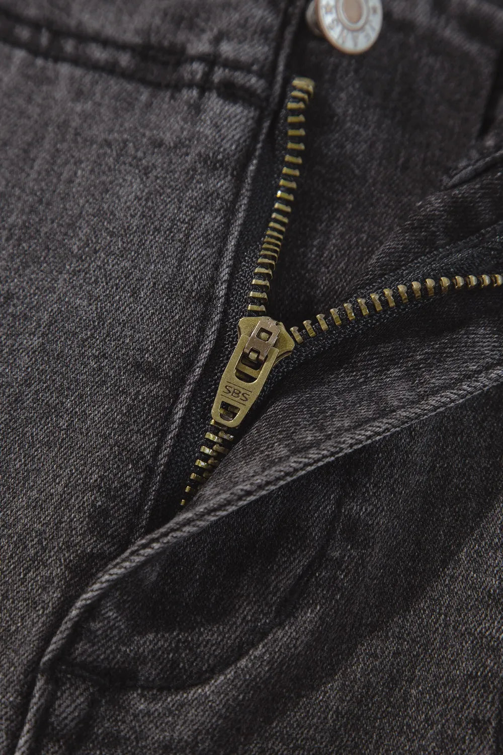 High-Waisted Wide-Leg Vintage Wash Jeans 