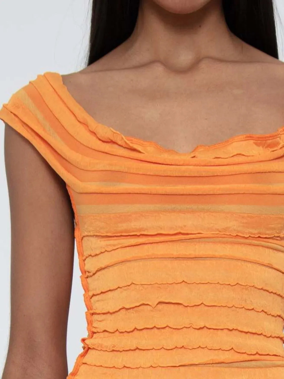 Ruched Solid Tank 