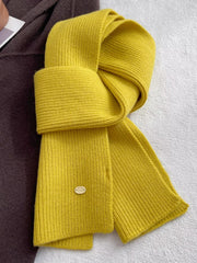 Pure Wool Soft Knit Scarf 
