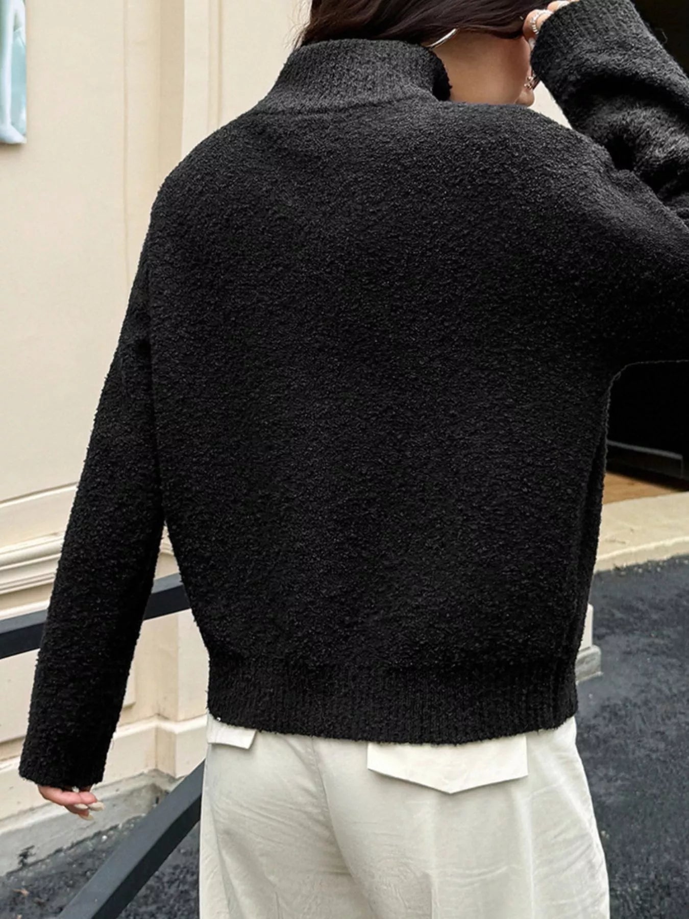 Turtleneck Long Sleeve Sweater 