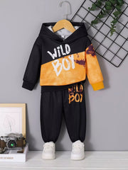 Children's Wild Boy Hoodie and Pants Set 