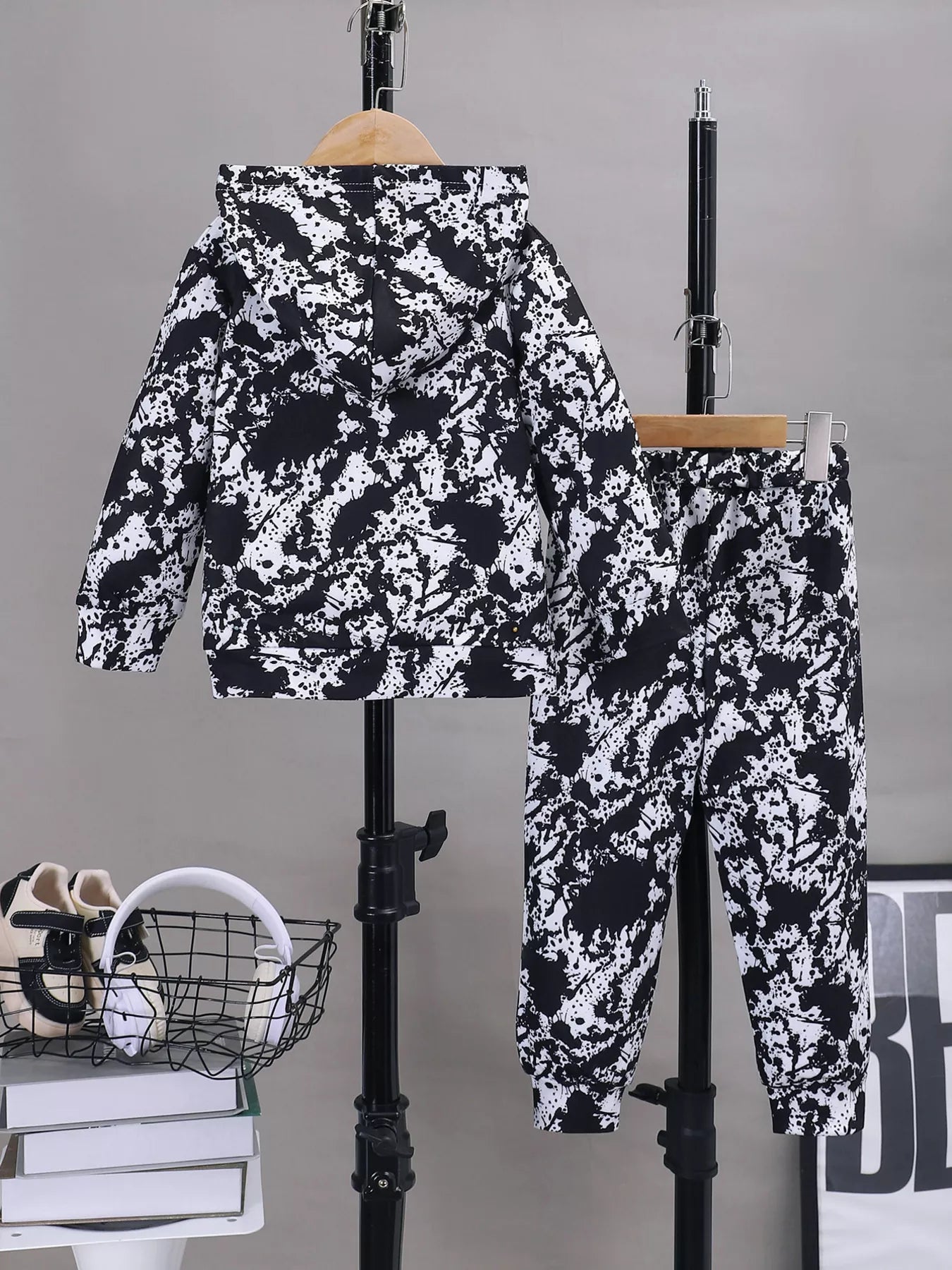 Children's Cool Bear Hoodie and Pants Set 