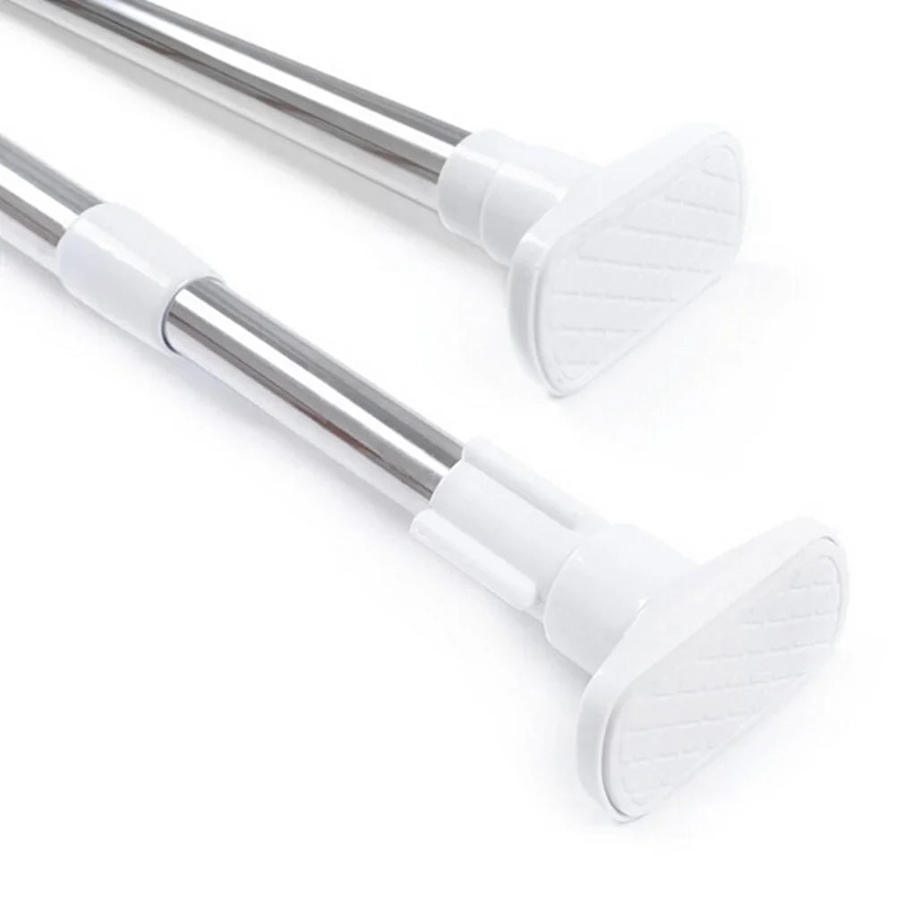 2x Telescopic Adjustable Clothes Dryer Tension Rod – Multipurpose and Reliable! 