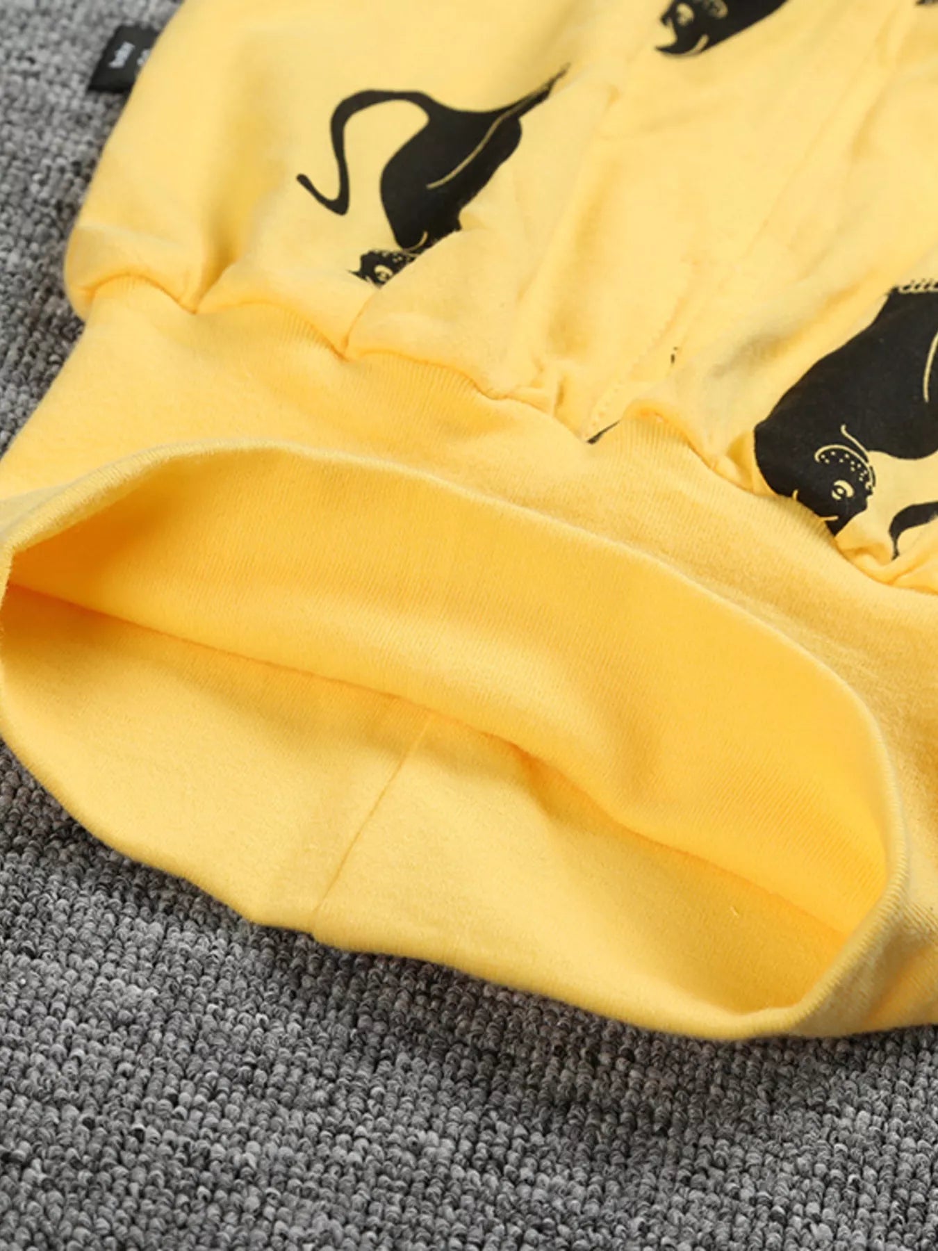 Children's Cute Cat Print Long Sleeve Top and Pants Set 