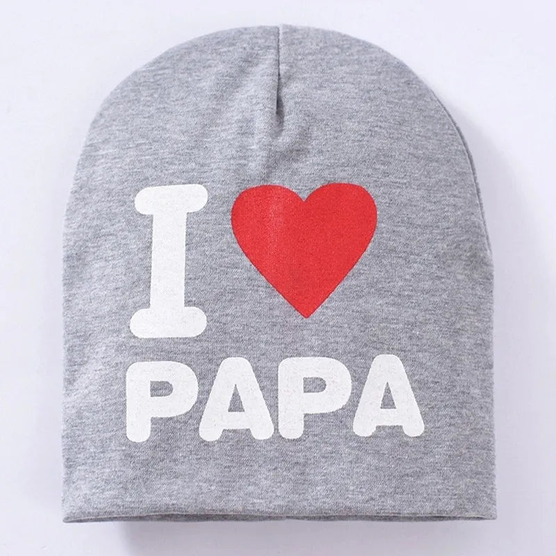 50% Off + Free Shipping Today | SOHOBLOO'S I Luv Mama & Papa Baby Hat 