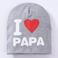 50% Off + Free Shipping Today | SOHOBLOO'S I Luv Mama & Papa Baby Hat 
