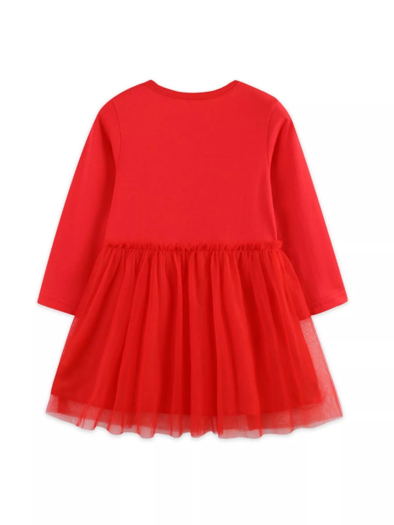 Children's Reindeer Applique Tulle Dress 