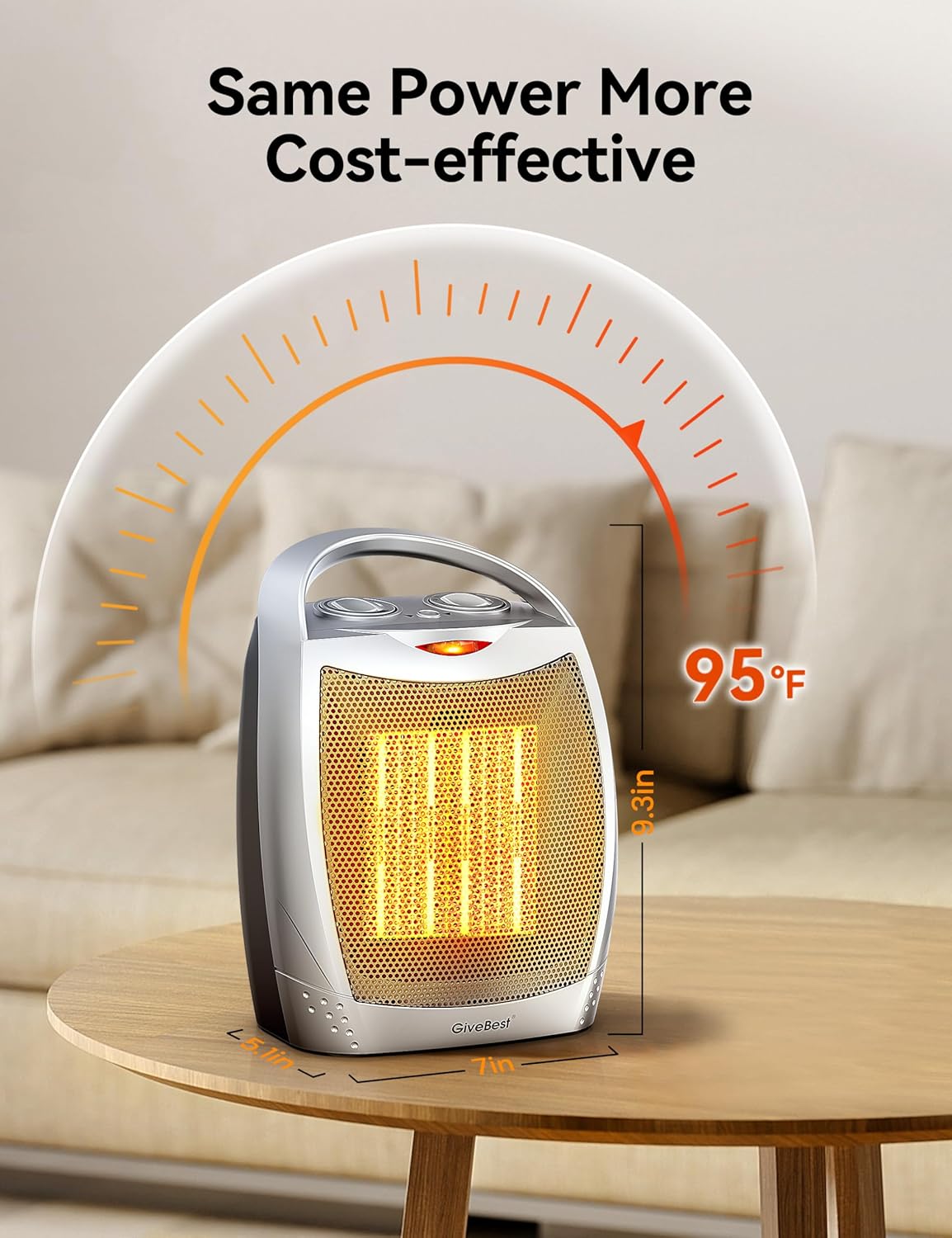 Warmly™  Ceramic Heater 