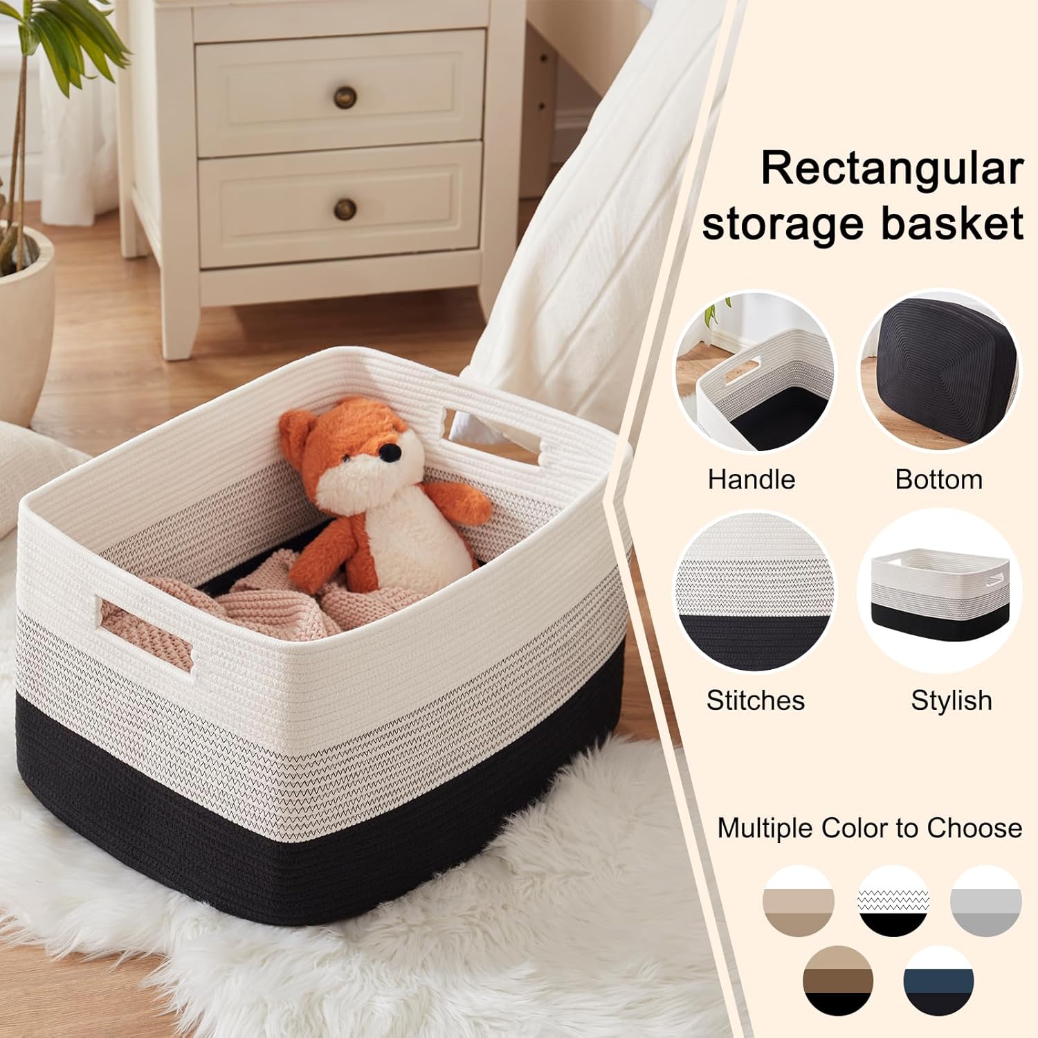 uexim Large Storage Basket 
