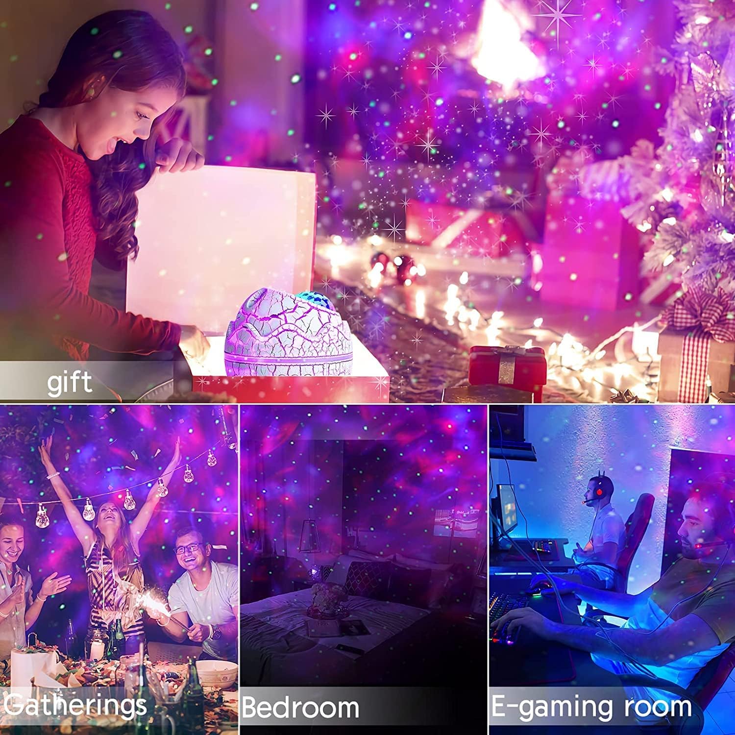Dinosaur Egg Starry Sleep Projector 
