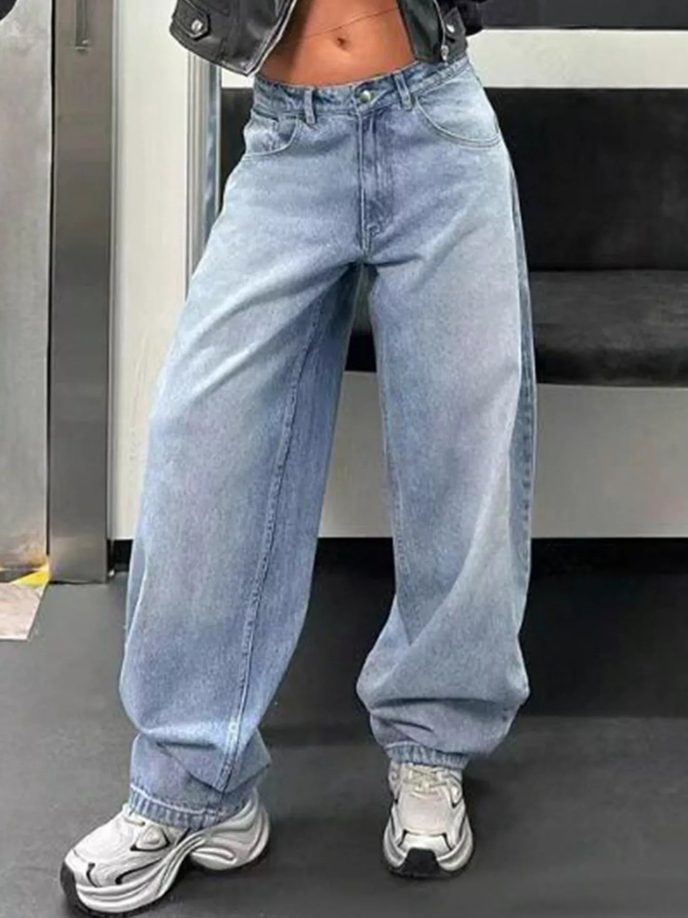 Baggy Wide Leg Jeans 