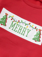 Children's Christmas Tree Sweatshirt & Pants Set 