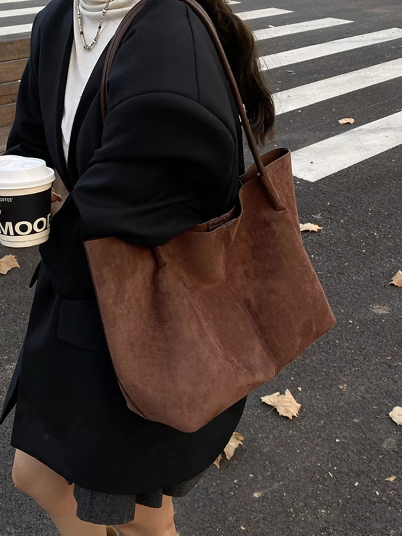 Solid Color Tote Bag 