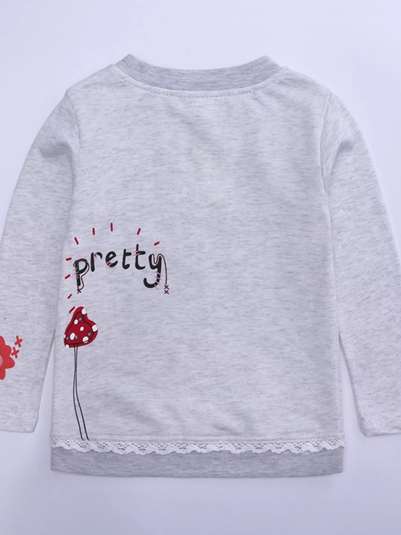 Children's Round Neck Top and Jeans Set 