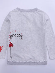 Children's Round Neck Top and Jeans Set 