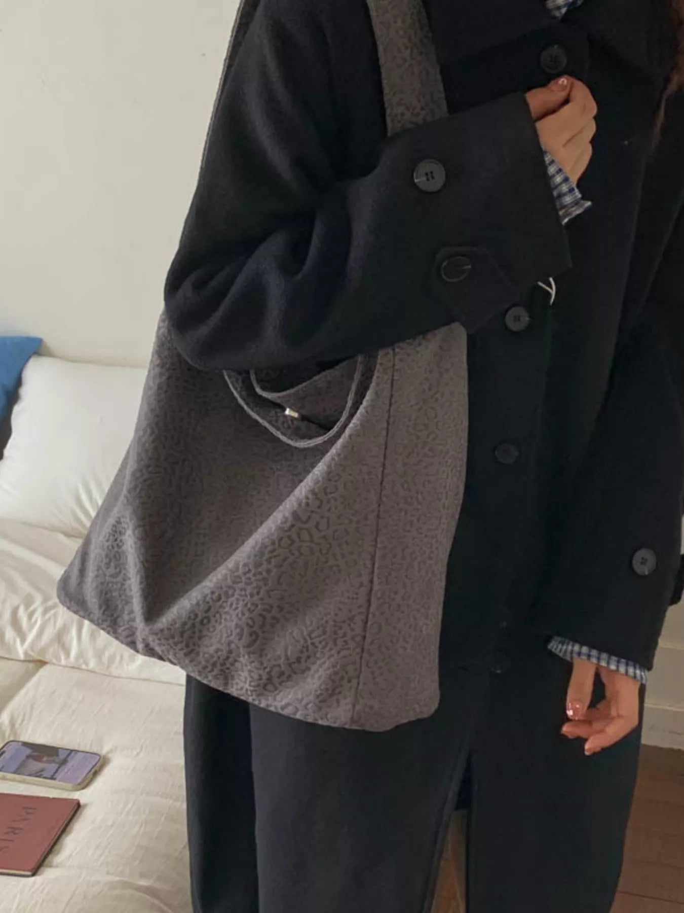 Leopard Print Tote Bag 
