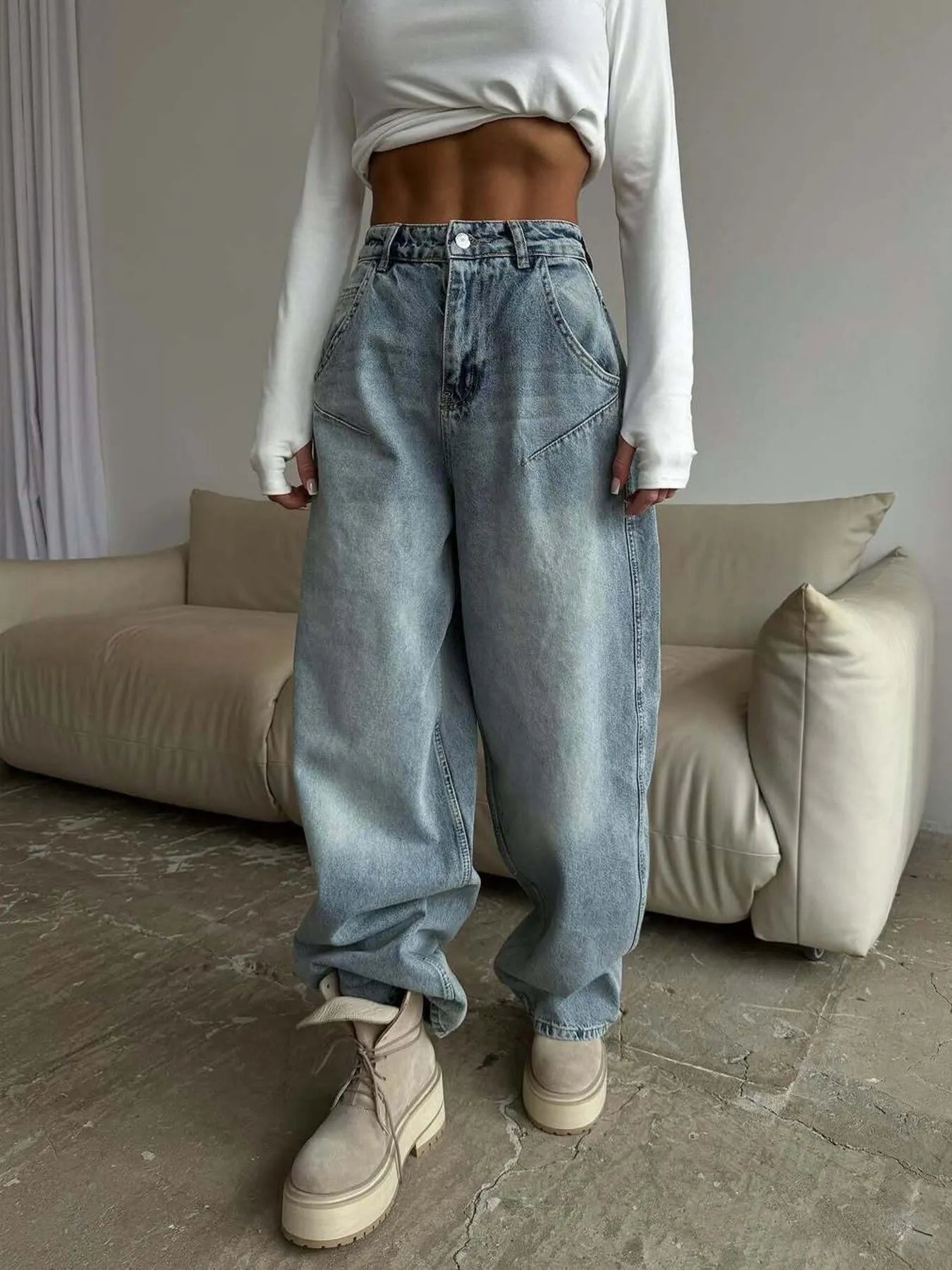 Wide Leg Jeans 