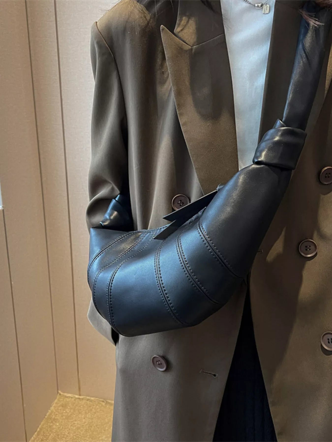 Stylish Crescent Hobo Crossbody Bag 
