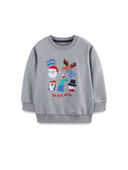 Children's Christmas Crew Neck Sweatshirt 