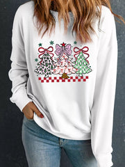 Christmas Tree Graphic Customized Holiday Sweatshirt 